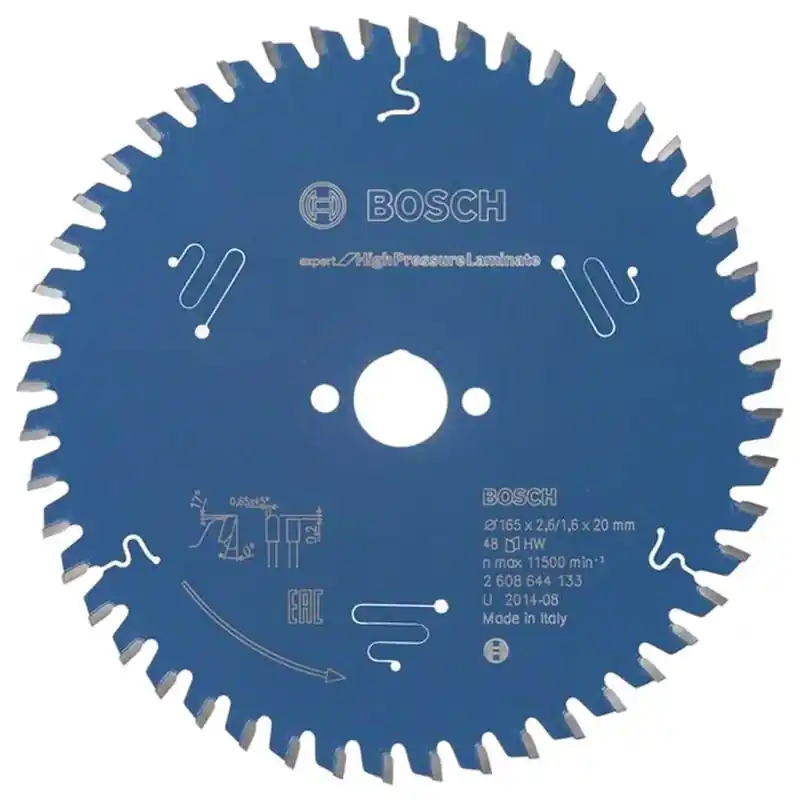 Bosch Kreissägeblatt Expert for High Pressure Laminate, 165 x 20 x 2,6 mm, 48, 2608644133 Bestseller