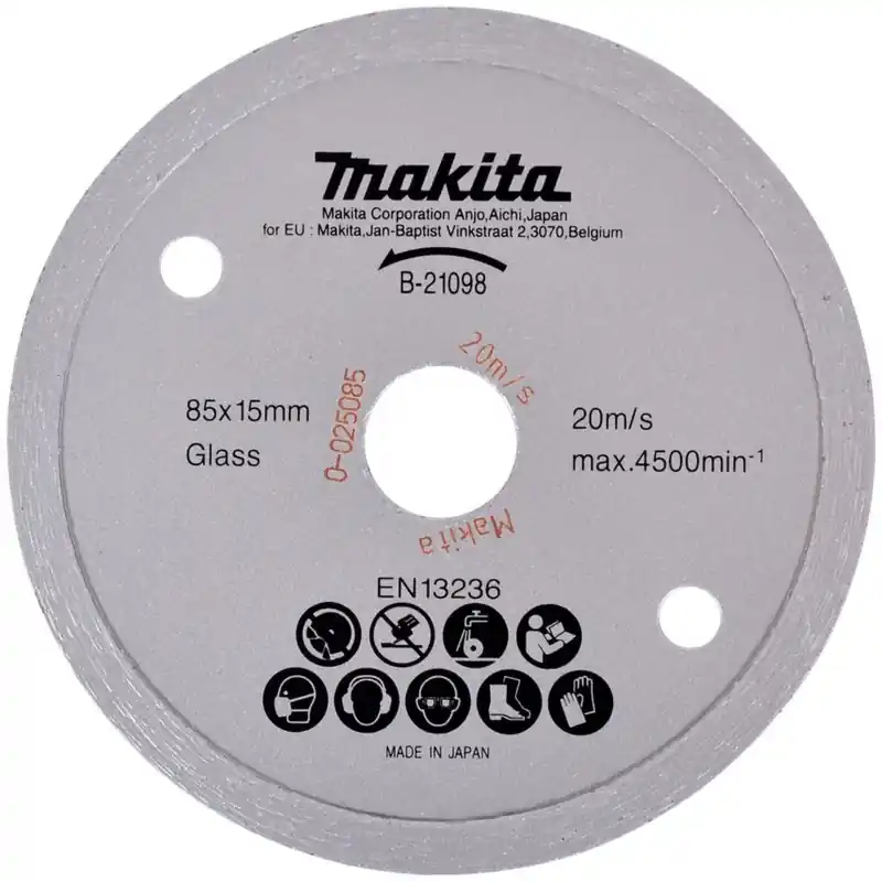 Makita B-21098 Diamantscheibe 85x15mm Nur Für Kurze Zeit