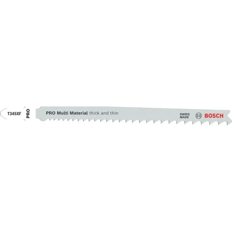 Jetzt Kaufen BOSCH PRO Multi Material thick and thin T345XF Stichsägeblatt, 132 mm, 3-tlg. 2608634993