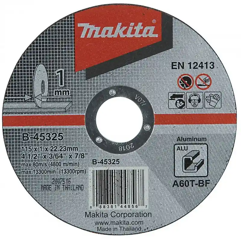 Sale Makita B-45325 Trennscheibe 115x1x22mm Alu (1 Stück)