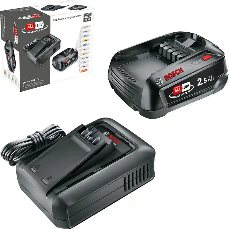 BOSCH Starter-Set 18V (1 x 2,5 Ah + AL 18V-44) 1600A031T4 Versand Am Gleichen Tag