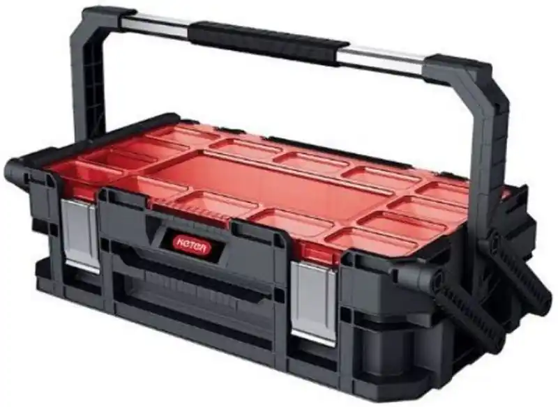 Nur Für Kurze Zeit KETER CONNECT CANTILEVER 22" Sortimentskoffer 57x32x16cm schwarz/rot 17203103