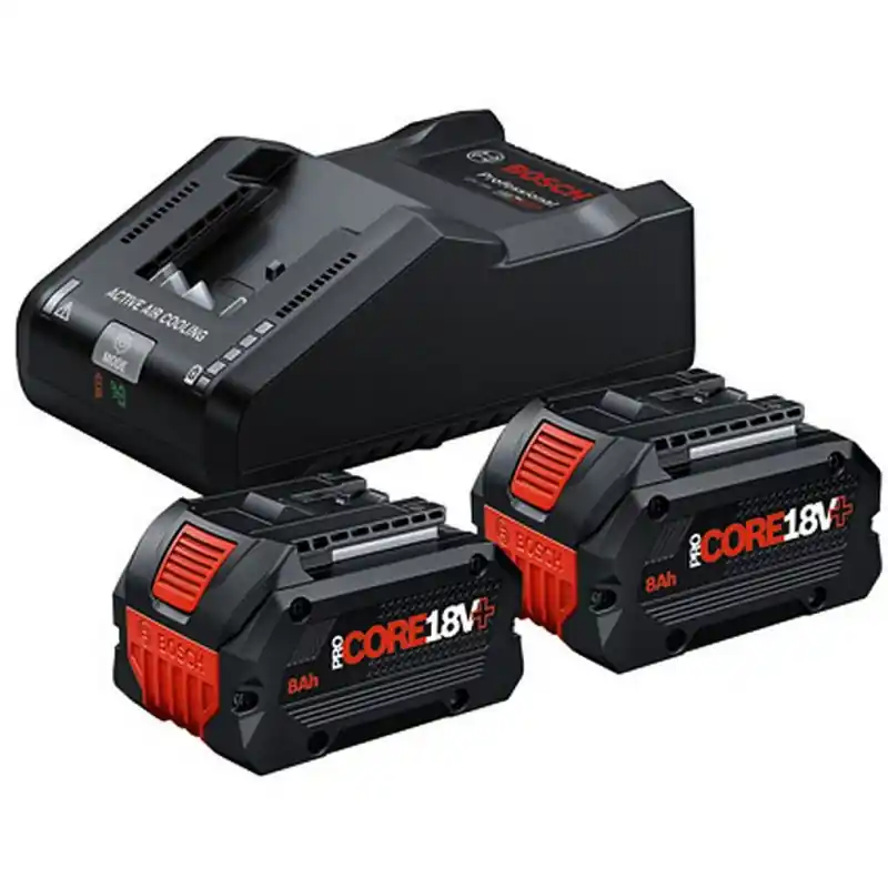 Wochenendangebot BOSCH Starter-Set 2 x ProCORE18V+ 8.0Ah + GAL 18V-160 1600A02X03
