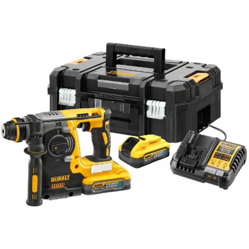 DeWALT DCH273H2T-QW Akku-Bohrhammer (2,1J/18V/2x5,0Ah PowerStack) Tstak Direktkauf