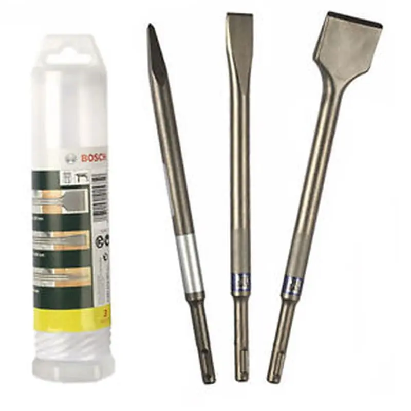 BOSCH 3-teiliges Meißel-Set SDS-plus 2607019457 Nur Für Kurze Zeit