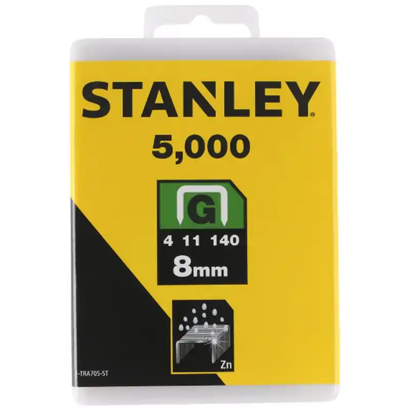 Stanley 1-TRA704-5T Klammern Typ G 4/11/140, 6mm, 5000 Stück Top-Seller