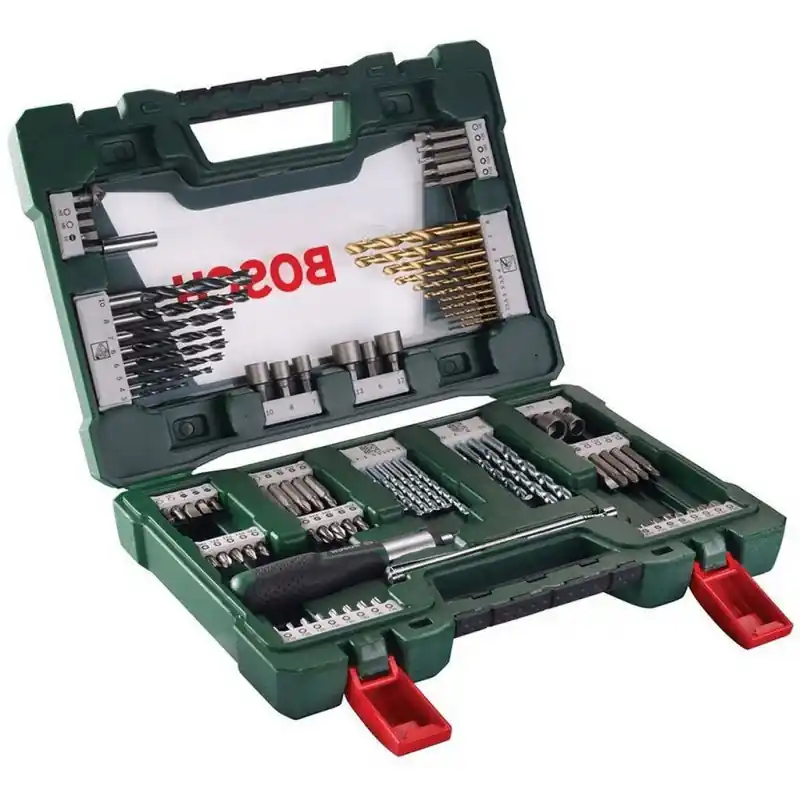 Rabatt BOSCH V-Line Bohrer- und Schrauberbit-Set Titan, 91-teilig 2607017195