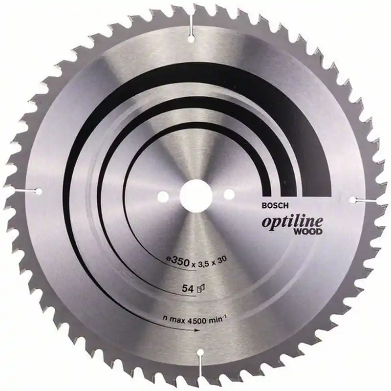 Geprüft BOSCH Kreissägeblatt Optiline Wood 350 x 30 x 3,5 mm, 54 2608640674