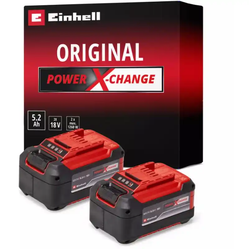 Garantierte Lieferung Einhell Akku 2x(18V/5,2Ah) PXC-Twinpack 4511526
