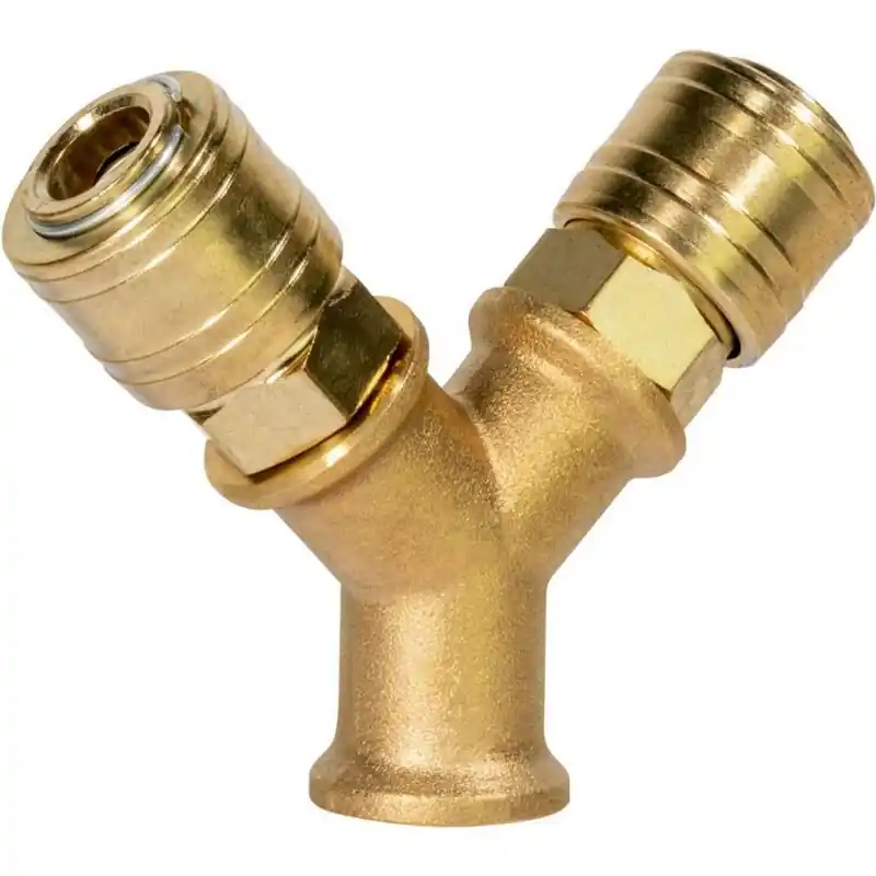 Beliebt GÜDE Druckluft-Verteiler 3/8" IG 2 Kupplungen IG 41136