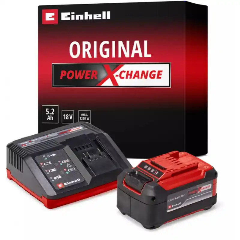 Angebot Einhell Starter Kit PXC (5,2Ah/4A) Fastcharger 4512114