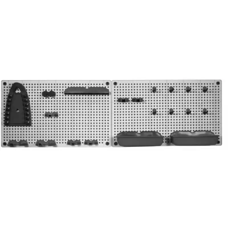 Letzte Chance KIS Lochwand-Set Tools Organizer 50 x 7 x 31 cm (2x), grau/schwarz