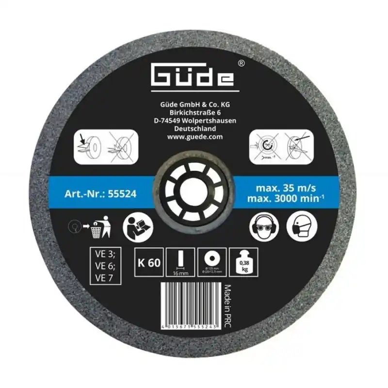 Super-Preis GÜDE Schleifscheibe K 60 125 mm für GDS 125 55524