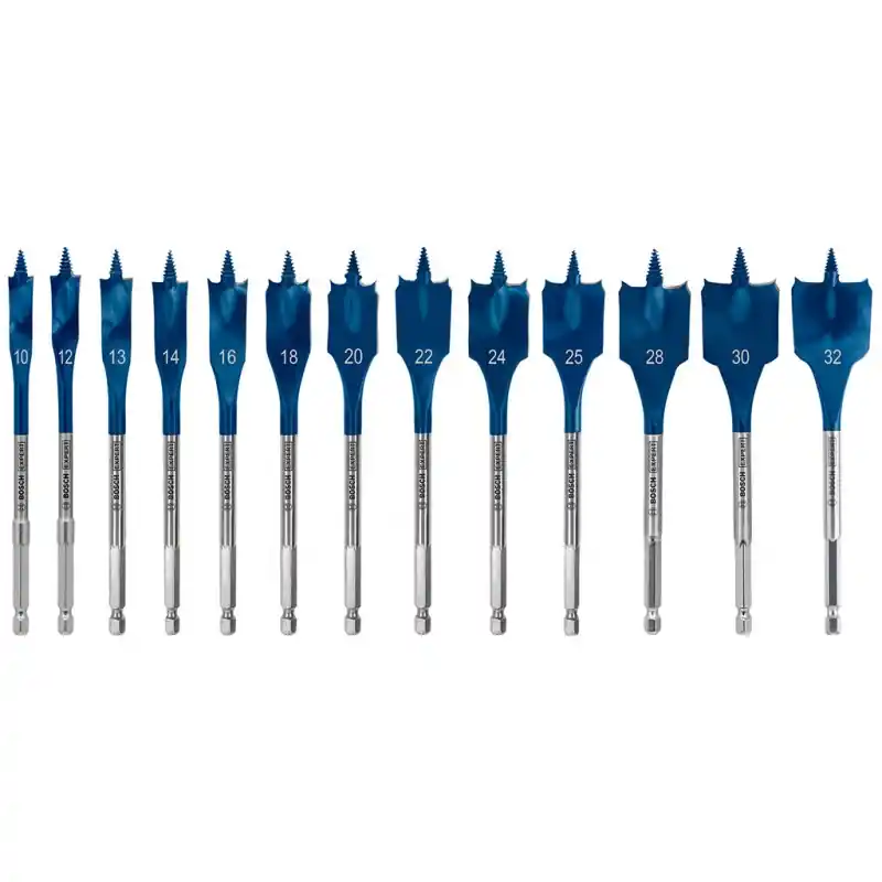 BOSCH EXPERT Self Cut Speed Flachfräsbohrer-Set, 13-tlg. 2608900336 Neuheit