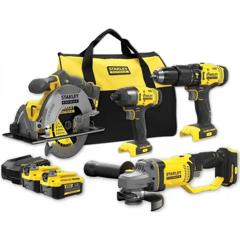 Stanley SFMCK469M2-QW FatMax V20 Akku-Werkzeugset (18V/2x4,0Ah), Tasche Wochenendangebot