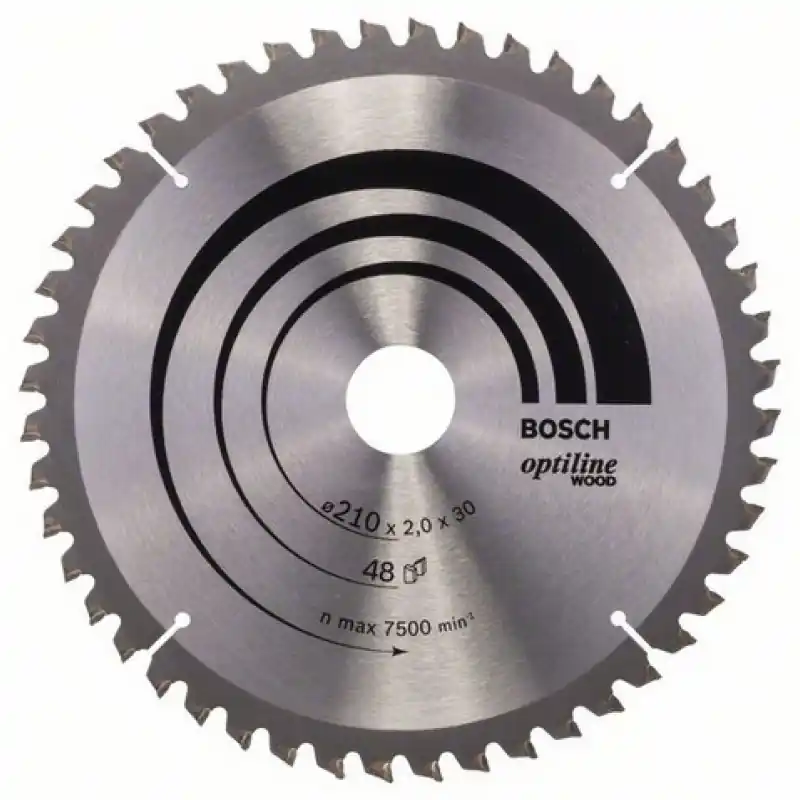 Sofort Bestellen Bosch Kreissägeblatt Optiline Wood für Kapp-und Gehrungssägen, 210x30x2,0mm, 2608640430