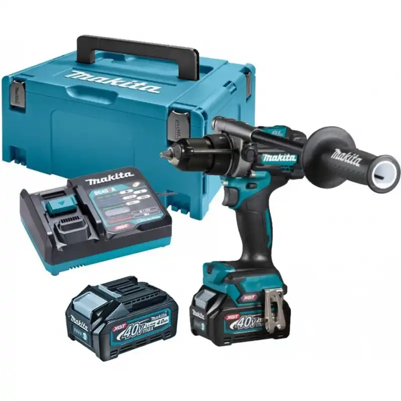 Makita HP001GM201 Akku-SchlagbohrschrauberLi-ion XGT (2x4,0Ah/40V) Makpac Billig