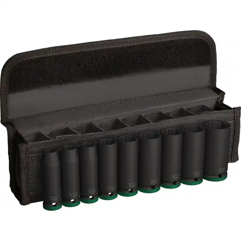 Kracherpreis BOSCH PRO Impact Socket Set, 1/2", tief, 9-tlg. 2608003040