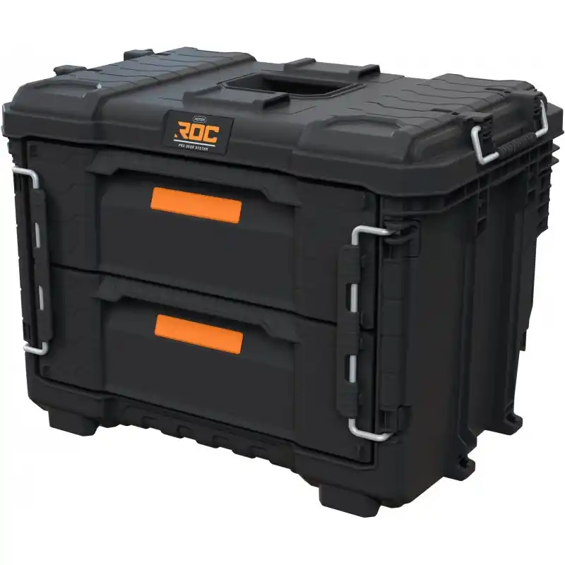 KETER ROC PRO GEAR 2.0 Box mit 2 Schubladen 56,5x37,5x41,3 cm 17212781 Heißes Angebot