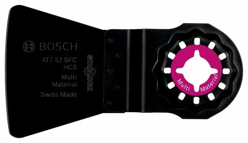 Bosch Schaber HCS, ATZ 52 SFC, DIY, flexibel gekröpft, 45 x 52 mm Markenprodukt