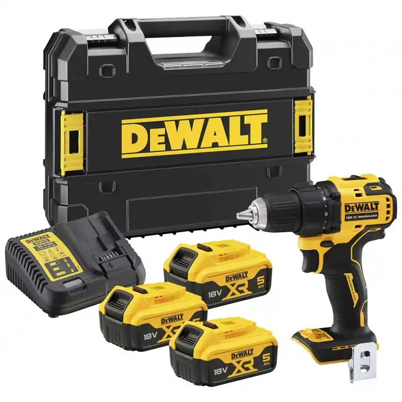 Meistverkauft DeWALT DCD708P3T-QW Akku-Bohrschrauber (65Nm/18V/3x5Ah) Tstak