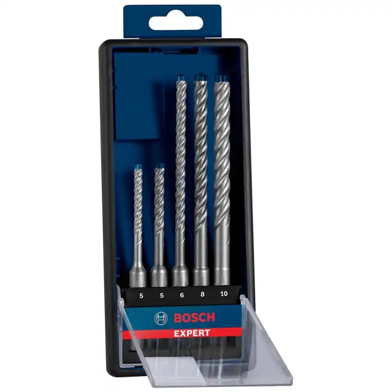 Neu BOSCH EXPERT SDS plus-7X Hammerbohrer-Set, 5/6/6/8/10 mm, 5-tlg. 2608900197