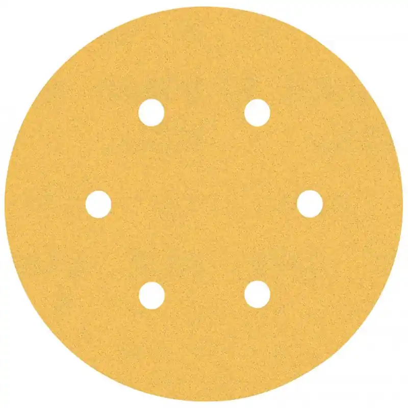 Markenprodukt BOSCH EXPERT C470 Schleifpapier mit 6 Löchern, 150 mm, G 120, 5-tlg. 2608900817