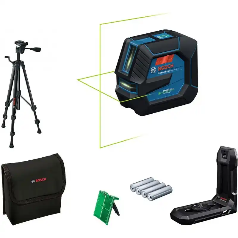 Direkt Vom Hersteller BOSCH GLL 20-22 G PROFESSIONAL Linienlaser + BaustativBT 150 0601065601