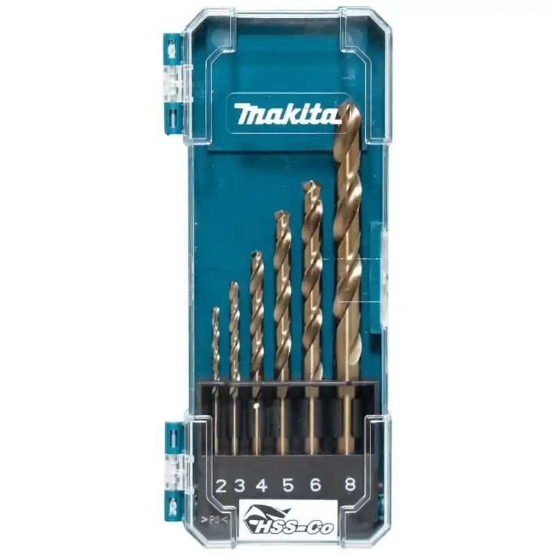 Makita D-75758 Metallbohrer-Set, HSS-Co 2,3,4,5,6,8mm Top-Preis