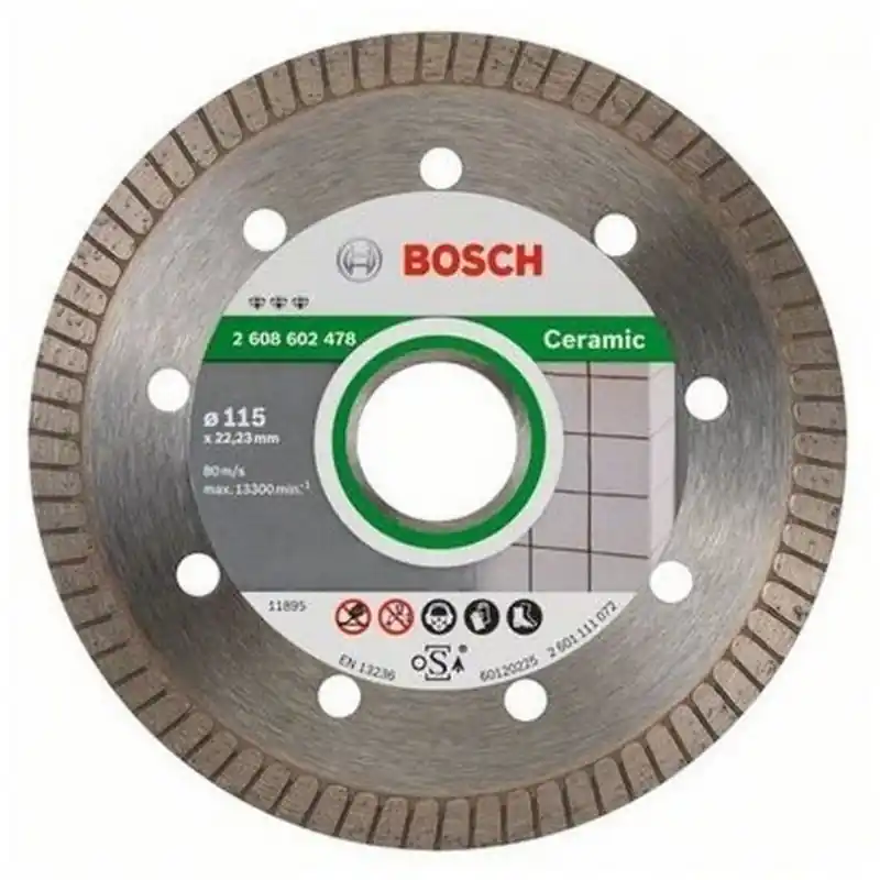 BOSCH Diamanttrennscheibe Best for Ceramic Extra-Clean Turbo, 115x22,23x1,4x7mm Bestpreis