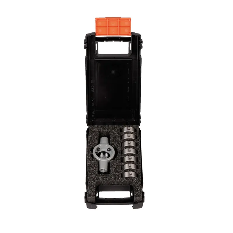 PROJAHN Schneideisen Set 8-tlg. HSS-G DIN 13 M3 - M12 mit Schneideisenhalter Sonderangebot