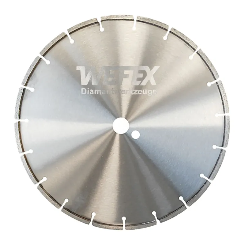Diamant-Trennscheibe Breitschnitt Asphalt Ø 650 mm Breite 10 mm Aufnahme 25,4 mm Markenprodukt
