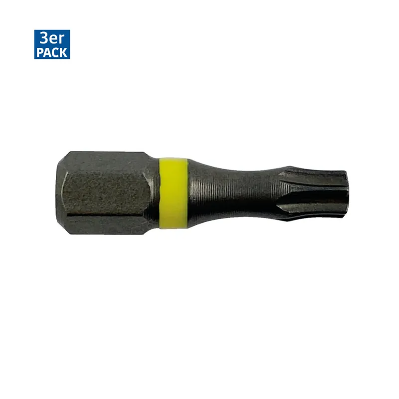 PROJAHN 1/4" Impact Bit TORX® TX20 L25 mm 3er-Pack Geprüft