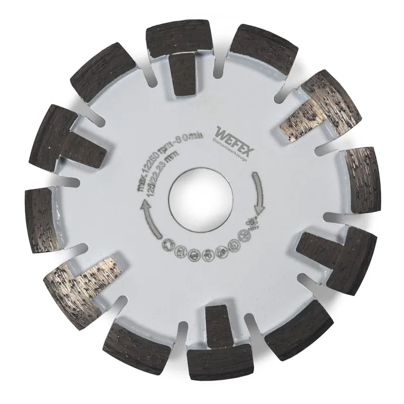 Diamant-Frässcheibe V-Beton Ø 126 mm Breite 17,3 mm Aufnahme 22,23 mm Kracherpreis