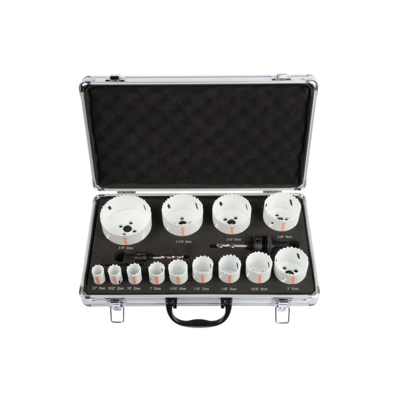 PROJAHN HSS-Co 8% Bi-Metall Lochsägen Set 15-tlg. Ø 19 - 83 mm mit Adapter Begrenztes Angebot