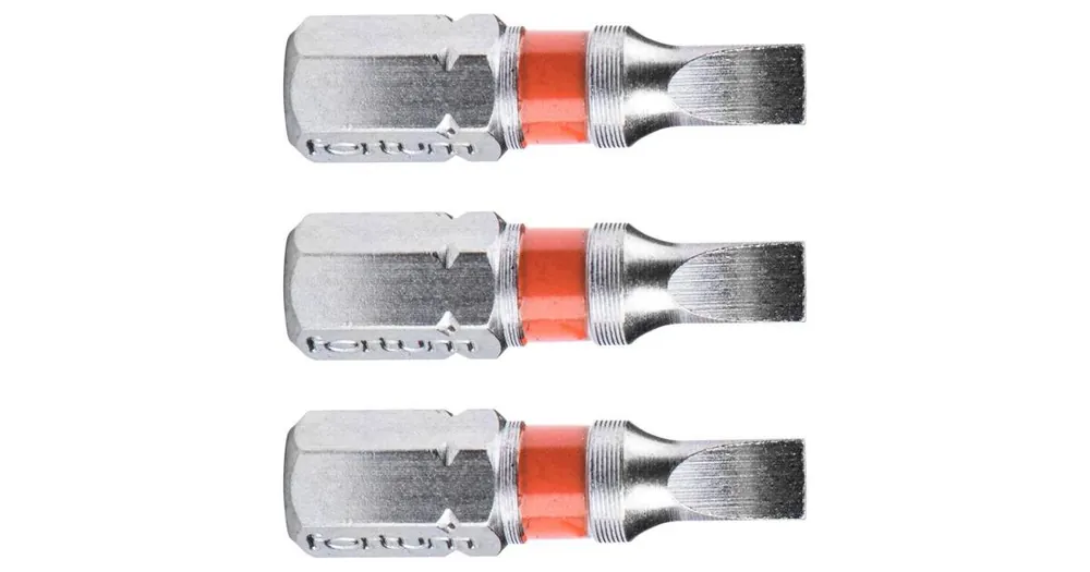 FORTUM Flachspitzensatz, 3-teilig, 4 x 25 mm, S2 4741104 Expressversand