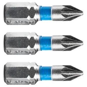 FORTUM Pozidriv-Kreuzbohrer, 3er-Set, PZ 1 x 25 mm, S2 4741301 Abverkauf