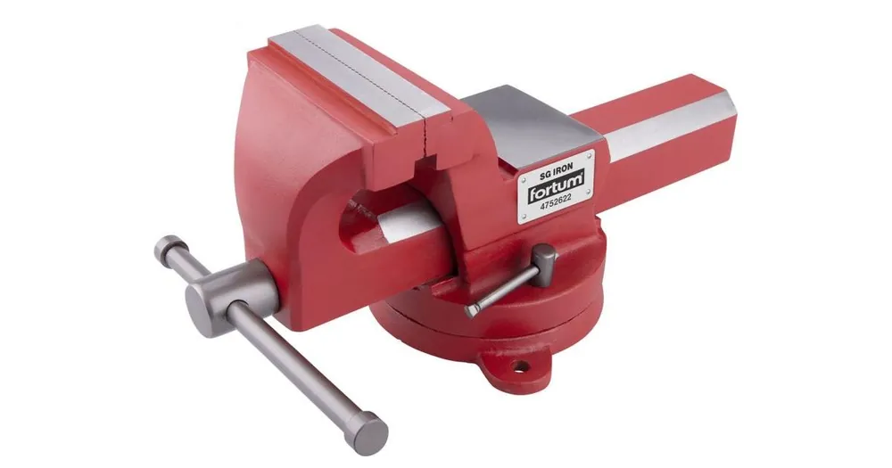Wochenendangebot FORTUM Drehschraubstock mit Amboss, 100 mm, Sphäroguss 4752622