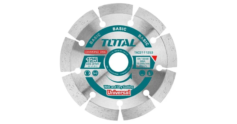 Saisonangebot TOTAL Diamant-Trennscheibe, segmentiert, Trocken- und Nassschnitt TAC2111253