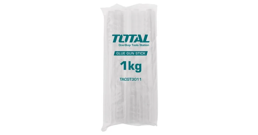 Must-Have TOTAL transparente Schmelzstäbe, 1 kg, Durchmesser 11,2 mm, Länge 30 cm TACGT3011