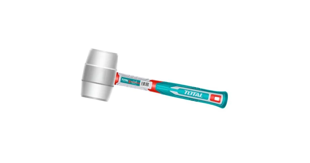Schnäppchen TOTAL Gummihammer weiß, 220 g, Industrie THRUH6908