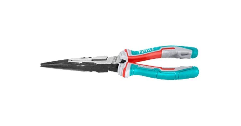 Markenprodukt TOTAL gerade Halbrundzange, Industrie, 200 mm, CrV THT220806S