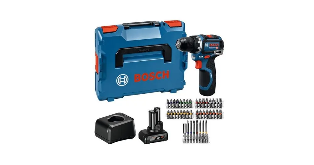 Versand Am Gleichen Tag BOSCH Bohrschrauber GSR 12V-32 (1x2,0Ah, 1x4,0Ah, GAL 12V-20, 40 Stk. AC, L) 06019N7005