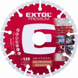 Garantierte Lieferung Extol Premium Diamanttrennscheibe MULTI Universal, 125 x 2,2 x 22,2 mm 8803001