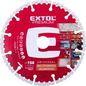 Aktuell Extol Premium Diamanttrennscheibe MULTI universal, Ø 150 x 2,6 x 22,2 mm 8803002
