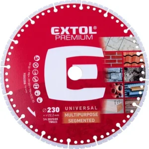 Heißes Angebot Extol Premium Diamanttrennscheibe MULTI universal, Ø 230 x 3 x 22,2 mm 8803004