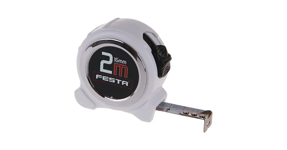 Wochenendangebot FESTA Maßband 2 m x 16 mm WEISS 11226.01