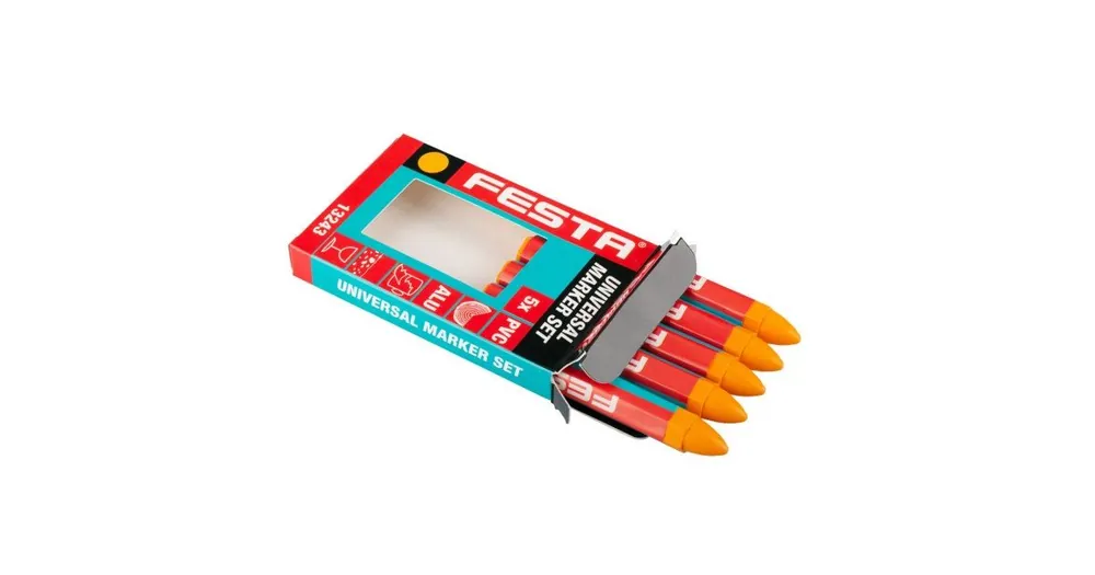 Sofort Bestellen FESTA Universalmarker 120 mm gelb 5 Stück 13243.01