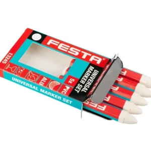 Saisonangebot FESTA Universalmarker 120 mm weiß 5 Stück 13245.01