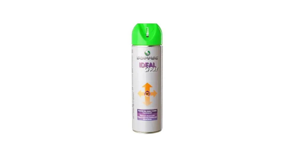 SOPPEC Fluoreszierendes Spray IDEAL 12M grün 500ml 13258.01 Finale Aktion